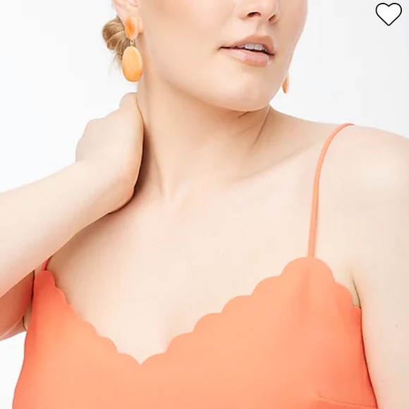 J. Crew Factory Tops - J.Crew factory Scalloped cami top